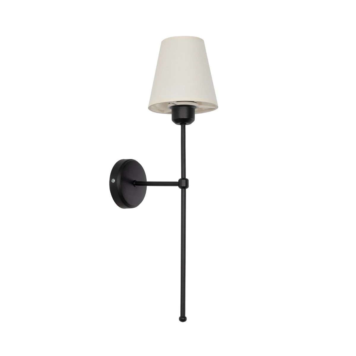 GloboStar® LING 204-0190 Μοντέρνο Φωτιστικό Τοίχου Απλίκα Μονόφωτο 1 x E27 AC 220-240V IP20 Μπεζ & Μαύρο - Μ13 x Π13 x Υ50cm GloboStar® LING 204-0190 Μοντέρνο Φωτιστικό Τοίχου Απλίκα Μονόφωτο 1 x E27 AC 220-240V IP20 Μπεζ & Μαύρο - Μ13 x Π13 x Υ50cm
