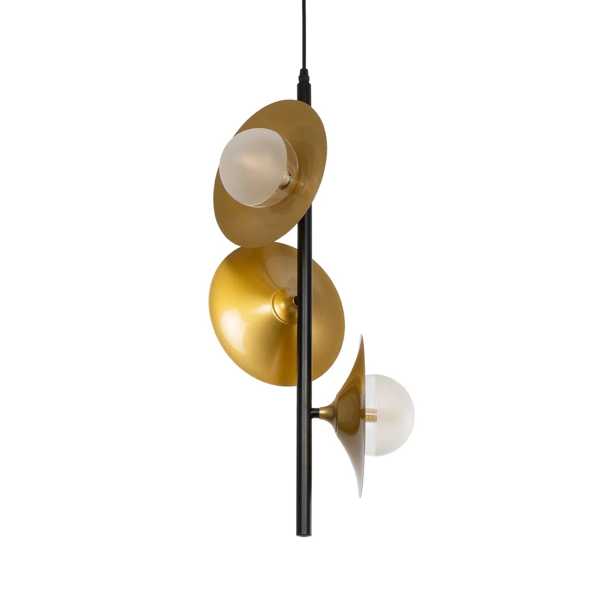 GLOBOSTAR® JOLIET 999-0046 Μοντέρνο Κρεμαστό Φωτιστικό Οροφής με Ντουί 3 x G9 AC 220-240V IP20 - Μαύρο & Χρυσό - Μ27 x Π27 x Y62cm GLOBOSTAR® JOLIET 999-0046 Μοντέρνο Κρεμαστό Φωτιστικό Οροφής με Ντουί 3 x G9 AC 220-240V IP20 - Μαύρο & Χρυσό - Μ27 x Π27 x Y62cm
