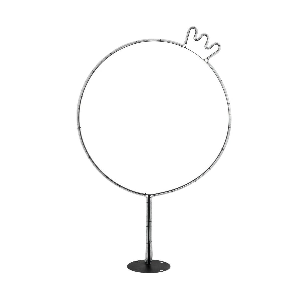 GLOBOSTAR® XMAS-CROWN-BIG Χριστουγεννιάτικο Διακοσμητικό Φωτιστικό LED 27.3W 1092lm 360° AC 220-240V Αδιάβροχο IP65 Θερμό Λευκό 2700K - Μαύρο & Διάφανο - Μ88 x Π25 x Υ136cm - 2 Χρόνια Εγγύηση GLOBOSTAR® XMAS-CROWN-BIG Χριστουγεννιάτικο Διακοσμητικό Φωτιστικό LED 27.3W 1092lm 360° AC 220-240V Αδιάβροχο IP65 Θερμό Λευκό 2700K - Μαύρο & Διάφανο - Μ88 x Π25 x Υ136cm - 2 Χρόνια Εγγύηση