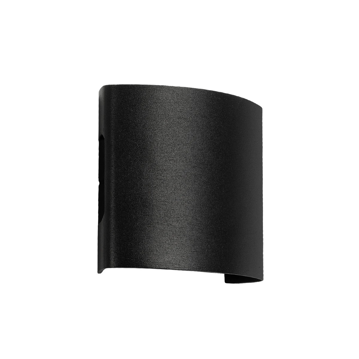 GLOBOSTAR® SIXOAD 60676 Μοντέρνο Φωτιστικό Τοίχου - Απλίκα LED 4W 500lm 30° AC 220-240V Αδιάβροχο IP65 Θερμό Λευκό 2700K - CREE XPE Chip & TÜV SÜD Driver - Μαύρο Ματ - Μ8.5 x Π3.5 x Υ8cm - 5 Χρόνια Εγγύηση