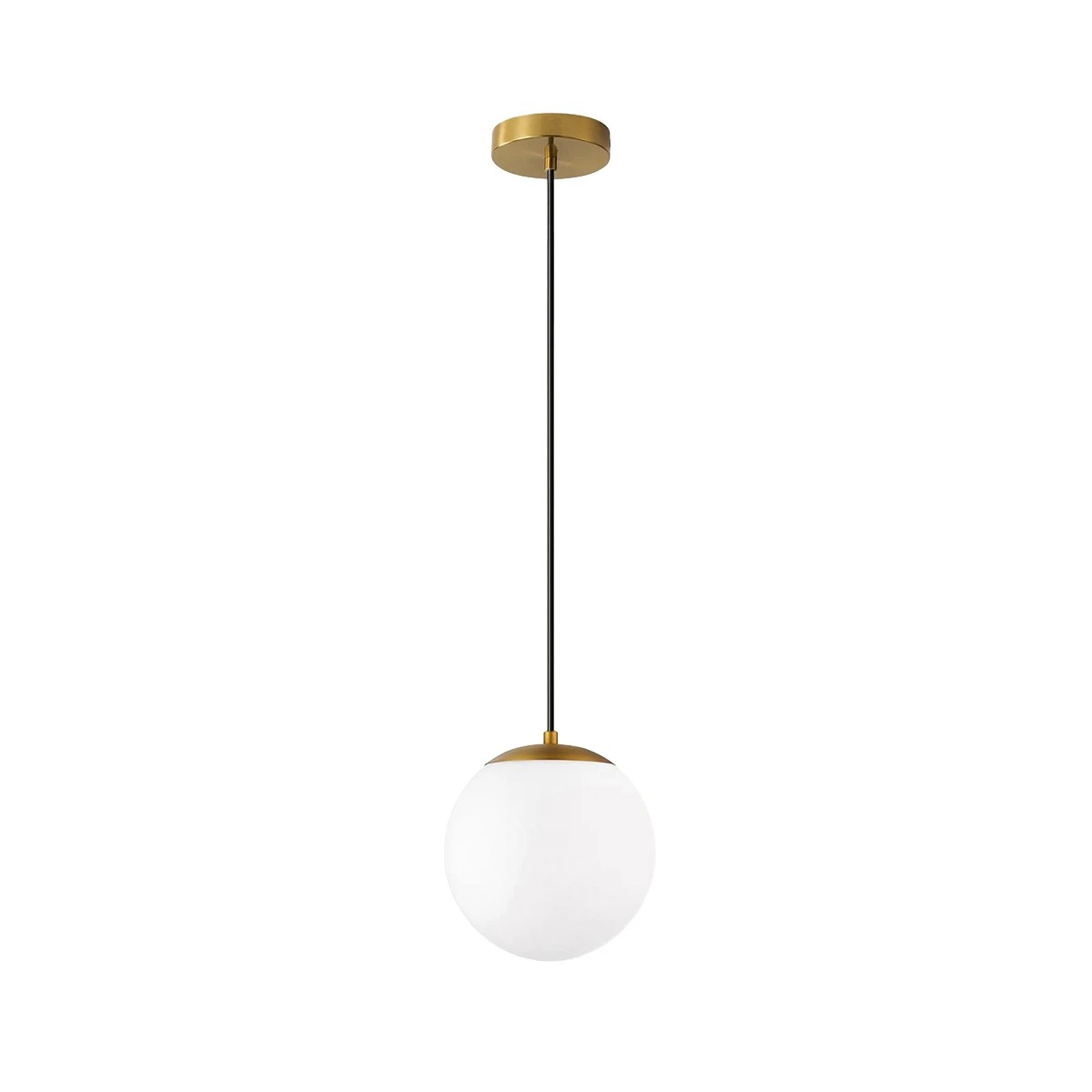GLOBOSTAR® GLOBIDIO 204-0195 Μοντέρνο Κρεμαστό Φωτιστικό Οροφής με Ντουί 1 x E27 AC 220-240V IP20 - Χρύσο & Λευκό - Μ15 x Π15 x Υ15cm GLOBOSTAR® GLOBIDIO 204-0195 Μοντέρνο Κρεμαστό Φωτιστικό Οροφής με Ντουί 1 x E27 AC 220-240V IP20 - Χρύσο & Λευκό - Μ15 x Π15 x Υ15cm