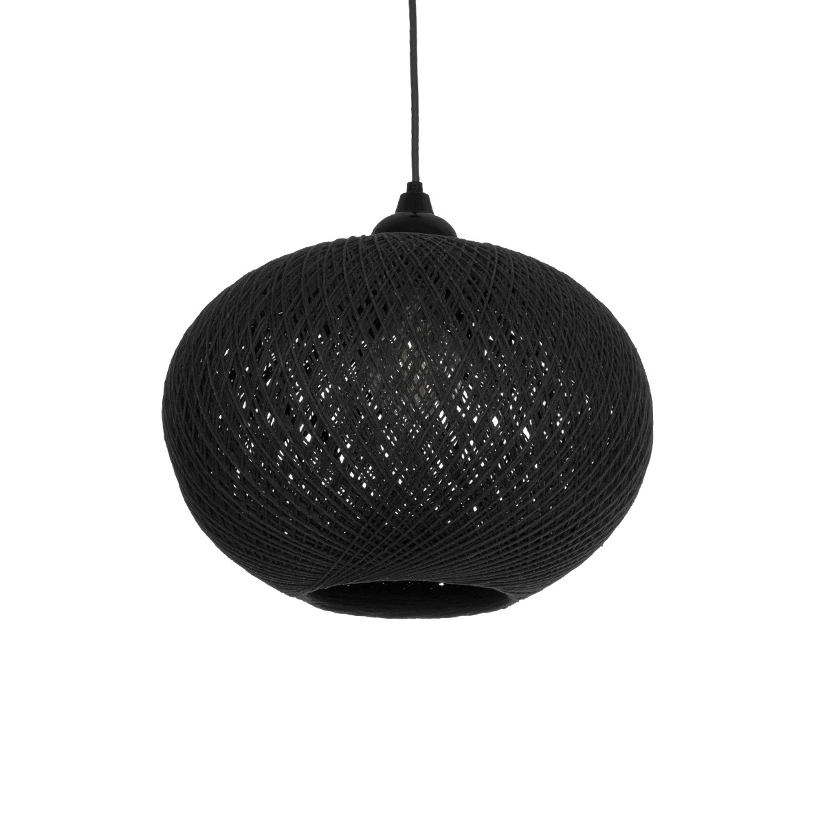 GLOBOSTAR® SOLEI 205-0005 Boho Κρεμαστό Φωτιστικό Οροφής με Ντουί 1 x E27 AC 220-240V IP20 - Μαύρο - M30 x Π30 x Υ35cm GLOBOSTAR® SOLEI 205-0005 Boho Κρεμαστό Φωτιστικό Οροφής με Ντουί 1 x E27 AC 220-240V IP20 - Μαύρο - M30 x Π30 x Υ35cm
