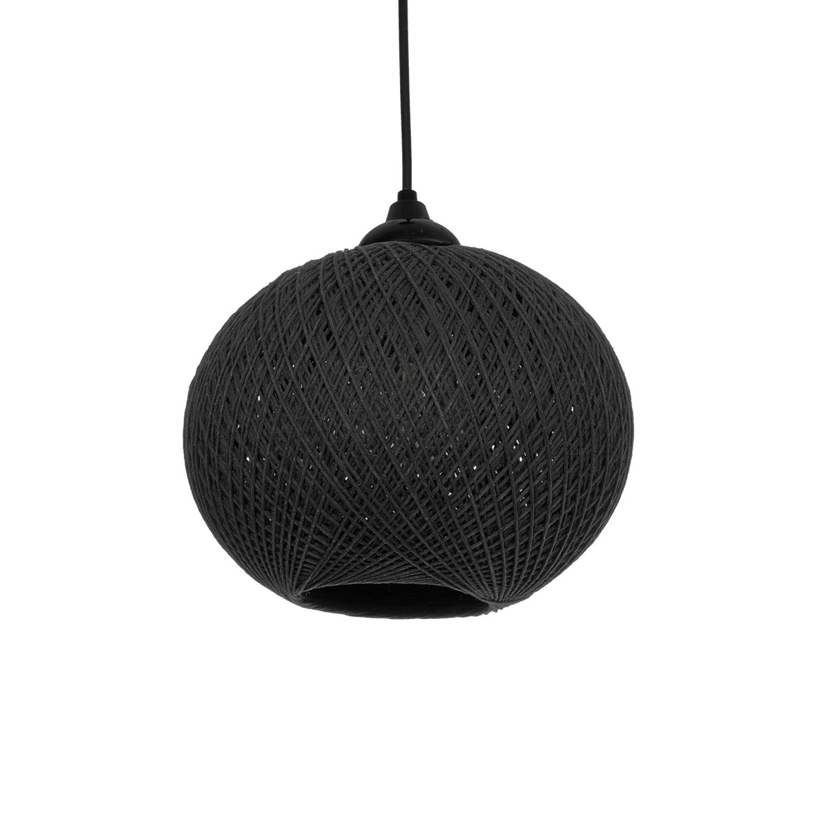 GLOBOSTAR® SOLEI 205-0006 Boho Κρεμαστό Φωτιστικό Οροφής με Ντουί 1 x E27 AC 220-240V IP20 - Μαύρο - M20 x Π20 x Υ25cm GLOBOSTAR® SOLEI 205-0006 Boho Κρεμαστό Φωτιστικό Οροφής με Ντουί 1 x E27 AC 220-240V IP20 - Μαύρο - M20 x Π20 x Υ25cm