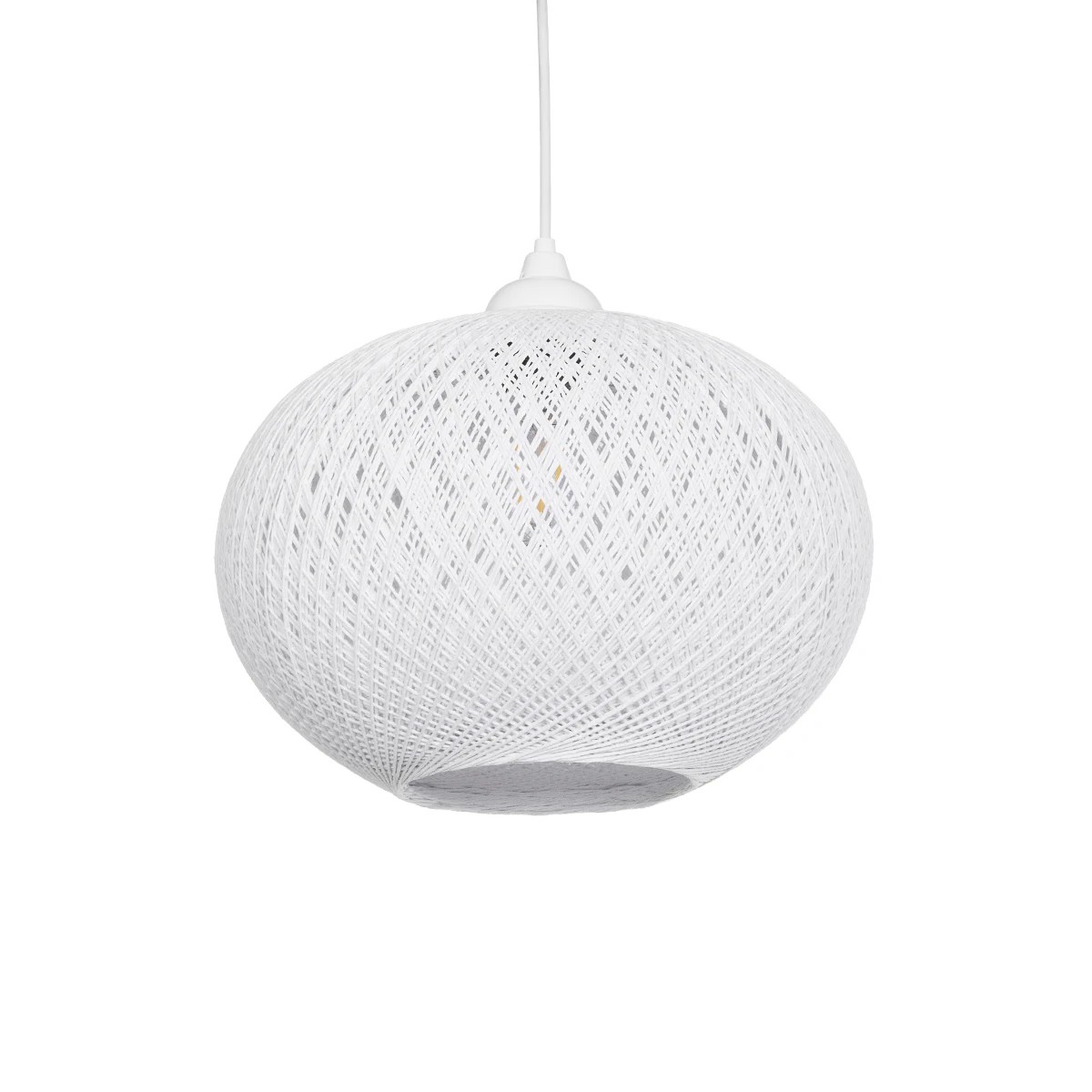 GLOBOSTAR® SOLEI 205-0008 Boho Κρεμαστό Φωτιστικό Οροφής με Ντουί 1 x E27 AC 220-240V IP20 - Λευκό - M30 x Π30 x Υ26cm GLOBOSTAR® SOLEI 205-0008 Boho Κρεμαστό Φωτιστικό Οροφής με Ντουί 1 x E27 AC 220-240V IP20 - Λευκό - M30 x Π30 x Υ26cm
