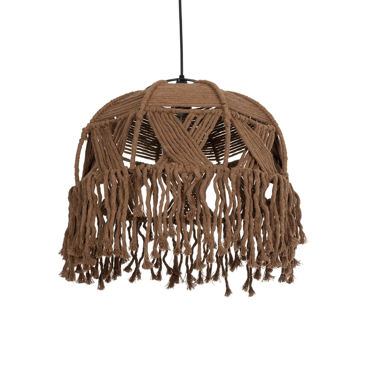 GLOBOSTAR® TONA 205-0016 Boho Κρεμαστό Φωτιστικό Οροφής με Ντουί 1 x E27 AC 220-240V IP20 - Μπεζ - M40 x Π40 x Υ38cm GLOBOSTAR® TONA 205-0016 Boho Κρεμαστό Φωτιστικό Οροφής με Ντουί 1 x E27 AC 220-240V IP20 - Μπεζ - M40 x Π40 x Υ38cm