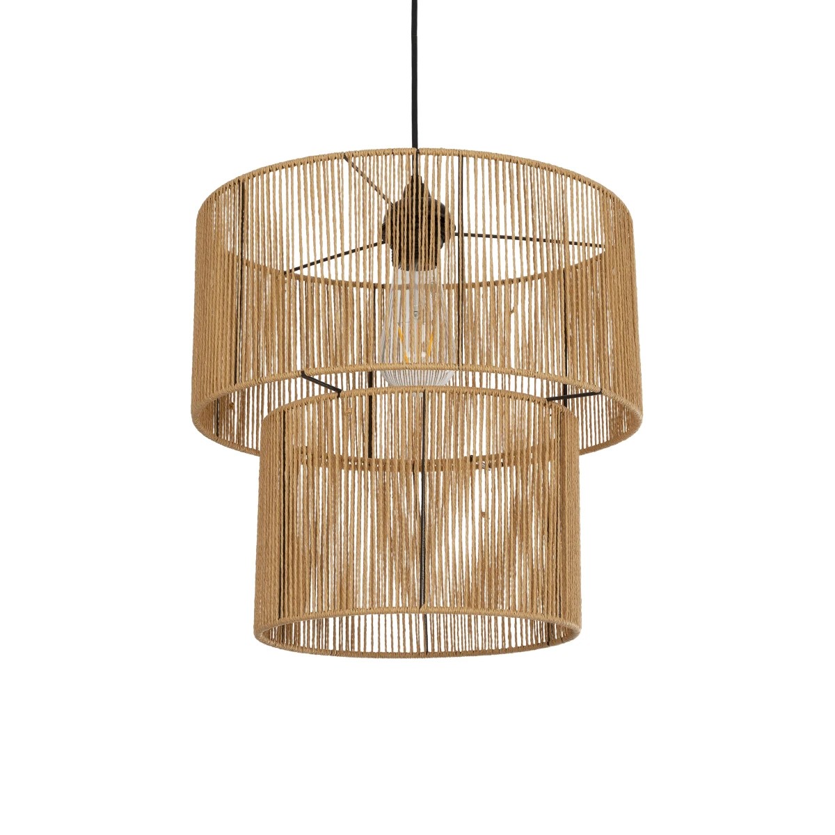 GLOBOSTAR® ROXXI 205-0019 Boho Κρεμαστό Φωτιστικό Οροφής με Ντουί 1 x E27 AC 220-240V IP20 - Μπεζ - M35 x Π35 x Υ37cm GLOBOSTAR® ROXXI 205-0019 Boho Κρεμαστό Φωτιστικό Οροφής με Ντουί 1 x E27 AC 220-240V IP20 - Μπεζ - M35 x Π35 x Υ37cm