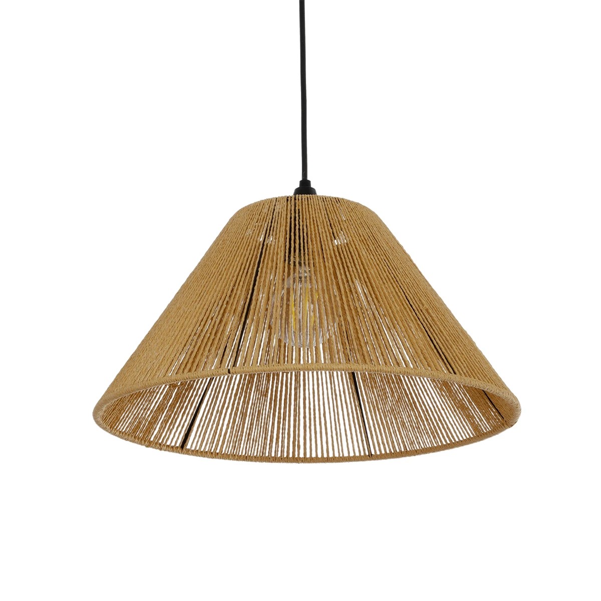 GLOBOSTAR® COROIN 205-0036 Boho Κρεμαστό Φωτιστικό Οροφής με Ντουί 1 x E27 AC 220-240V IP20 - Μπεζ - M35 x Π35 x Υ21cm GLOBOSTAR® COROIN 205-0036 Boho Κρεμαστό Φωτιστικό Οροφής με Ντουί 1 x E27 AC 220-240V IP20 - Μπεζ - M35 x Π35 x Υ21cm