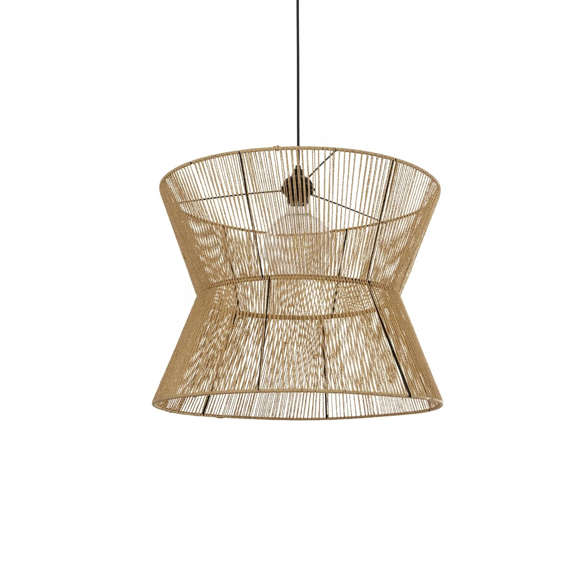 GLOBOSTAR® UPCONE 205-0056 Boho Κρεμαστό Φωτιστικό Οροφής με Ντουί 1 x E27 AC 220-240V IP20 - Μπεζ - M50 x Π50 x Υ43cm GLOBOSTAR® UPCONE 205-0056 Boho Κρεμαστό Φωτιστικό Οροφής με Ντουί 1 x E27 AC 220-240V IP20 - Μπεζ - M50 x Π50 x Υ43cm