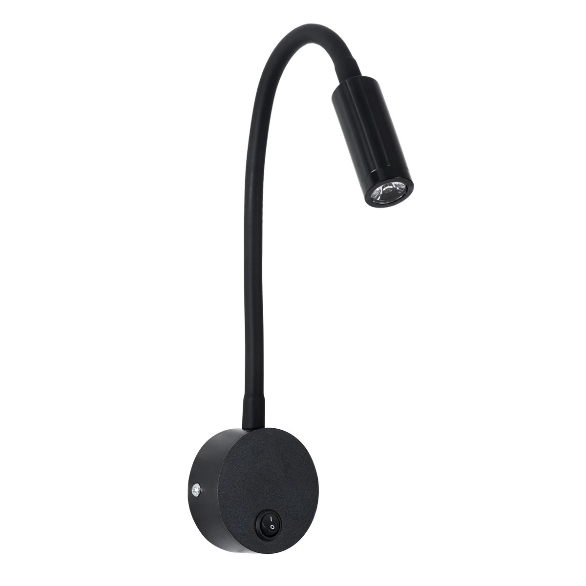 GLOBOSTAR® GOOSE 60878 Μοντέρνο Φωτιστικό Τοίχου - Απλίκα Ξενοδοχείου Reading Light LED 3W 300lm 36° AC 220-240V IP20 Φυσικό Λευκό 4500K - CREE XPE Chip & TÜV SÜD Driver - Μαύρο Ματ - Μ6.5 x Π15 x Υ24.5cm - 3 Χρόνια Εγγύηση GLOBOSTAR® GOOSE 60878 Μοντέρνο Φωτιστικό Τοίχου - Απλίκα Ξενοδοχείου Reading Light LED 3W 300lm 36° AC 220-240V IP20 Φυσικό Λευκό 4500K - CREE XPE Chip & TÜV SÜD Driver - Μαύρο Ματ - Μ6.5 x Π15 x Υ24.5cm - 3 Χρόνια Εγγύηση