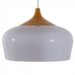 GLOBOSTAR® VILI 01260 Μοντέρνο Κρεμαστό Φωτιστικό Οροφής με Ντουί 1 x E27 AC 220-240V IP20 - Λευκό & Μπεζ - Μ35 x Π35 x Υ27cm GLOBOSTAR® VILI 01260 Μοντέρνο Κρεμαστό Φωτιστικό Οροφής με Ντουί 1 x E27 AC 220-240V IP20 - Λευκό & Μπεζ - Μ35 x Π35 x Υ27cm