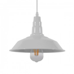 GLOBOSTAR® RAY 01044 Vintage Κρεμαστό Φωτιστικό Οροφής με Ντουί 1 x E27 AC 220-240V IP20 - Λευκό - Μ26 x Π26 x Υ25cm GLOBOSTAR® RAY 01044 Vintage Κρεμαστό Φωτιστικό Οροφής με Ντουί 1 x E27 AC 220-240V IP20 - Λευκό - Μ26 x Π26 x Υ25cm