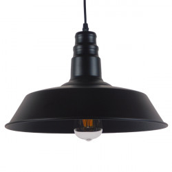 GLOBOSTAR® RAY 01049 Vintage Κρεμαστό Φωτιστικό Οροφής με Ντουί 1 x E27 AC 220-240V IP20 - Μαύρο - Μ36 x Π36 x Υ25cm GLOBOSTAR® RAY 01049 Vintage Κρεμαστό Φωτιστικό Οροφής με Ντουί 1 x E27 AC 220-240V IP20 - Μαύρο - Μ36 x Π36 x Υ25cm