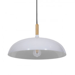 GLOBOSTAR® VALLETE 01256 Μοντέρνο Κρεμαστό Φωτιστικό Οροφής με Ντουί 1 x E27 AC 220-240V IP20 - Λευκό & Μπεζ - Μ45 x Π45 x Υ27cm GLOBOSTAR® VALLETE 01256 Μοντέρνο Κρεμαστό Φωτιστικό Οροφής με Ντουί 1 x E27 AC 220-240V IP20 - Λευκό & Μπεζ - Μ45 x Π45 x Υ27cm