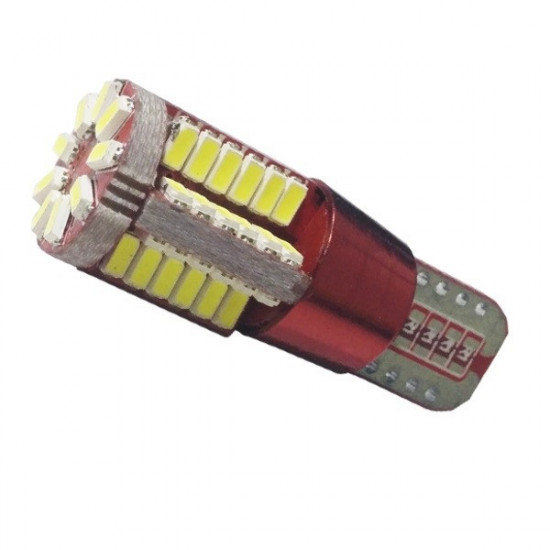GloboStar® T10 W5W Λαμπτήρας 21219 LED T10 57 SMD 3014 Can Bus 4.5W DC 12-16V IP20 460lm 120° Ψυχρό Λευκό GloboStar® T10 W5W Λαμπτήρας 21219 LED T10 57 SMD 3014 Can Bus 4.5W DC 12-16V IP20 460lm 120° Ψυχρό Λευκό