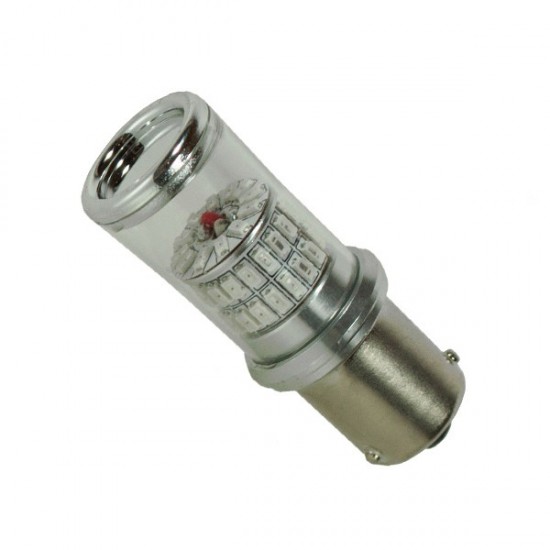 Λαμπτήρας BAU15S 48 SMD 4014 Can Bus 12v Πορτοκαλί GloboStar 05473 Λαμπτήρας BAU15S 48 SMD 4014 Can Bus 12v Πορτοκαλί GloboStar 05473