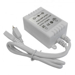 LED RGB Ενισχυτής Σήματος Πλαστικός 12v (144w) - 24v (288w) GloboStar 77407 LED RGB Ενισχυτής Σήματος Πλαστικός 12v (144w) - 24v (288w) GloboStar 77407
