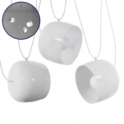 GLOBOSTAR® JASPER 01376 Μοντέρνό Κρεμαστό Φωτιστικό Οροφής με Ντουί 3 x E27 AC 220-240V IP20 - Λευκό - Μ75 x Π75 x Υ22cm - Σετ 3 Τεμαχίων GLOBOSTAR® JASPER 01376 Μοντέρνό Κρεμαστό Φωτιστικό Οροφής με Ντουί 3 x E27 AC 220-240V IP20 - Λευκό - Μ75 x Π75 x Υ22cm - Σετ 3 Τεμαχίων