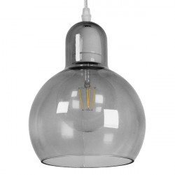 GLOBOSTAR® BOSSANOVA 01313 Μοντέρνο Κρεμαστό Φωτιστικό Οροφής με Ντουί 1 x E27 AC 220-240V IP20 - Γκρι - Μ18 x Π18 x Υ23cm GLOBOSTAR® BOSSANOVA 01313 Μοντέρνο Κρεμαστό Φωτιστικό Οροφής με Ντουί 1 x E27 AC 220-240V IP20 - Γκρι - Μ18 x Π18 x Υ23cm