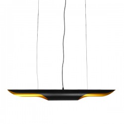 GLOBOSTAR® ESTERINA 01473 Μοντέρνο Κρεμαστό Φωτιστικό Οροφής με Ντουί 2 x E27 AC 220-240V IP20 - Μαύρο & Χρυσό - Μ100 x Π10 x Y10cm GLOBOSTAR® ESTERINA 01473 Μοντέρνο Κρεμαστό Φωτιστικό Οροφής με Ντουί 2 x E27 AC 220-240V IP20 - Μαύρο & Χρυσό - Μ100 x Π10 x Y10cm