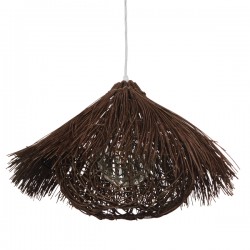 GLOBOSTAR® CHEOPE 01600 Boho Κρεμαστό Φωτιστικό Οροφής με Ντουί 1 x E27 AC 220-240V IP20 - Καφέ - Μ50 x Π50 x Y30cm GLOBOSTAR® CHEOPE 01600 Boho Κρεμαστό Φωτιστικό Οροφής με Ντουί 1 x E27 AC 220-240V IP20 - Καφέ - Μ50 x Π50 x Y30cm