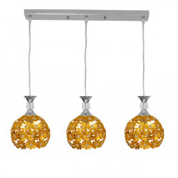 GLOBOSTAR® BOUQUET 01671 Μοντέρνο Κρεμαστό Φωτιστικό Οροφής με Ντουί 3 x E27 AC 220-240V IP20 - Πολύχρωμο - Μ64 x Π18 x Υ24cm GLOBOSTAR® BOUQUET 01671 Μοντέρνο Κρεμαστό Φωτιστικό Οροφής με Ντουί 3 x E27 AC 220-240V IP20 - Πολύχρωμο - Μ64 x Π18 x Υ24cm