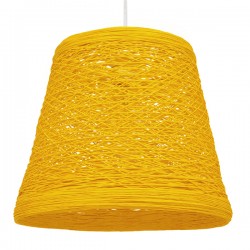 GLOBOSTAR® PLAYROOM 00998 Vintage Κρεμαστό Φωτιστικό Οροφής με Ντουί 1 x E27 AC 220-240V IP20 - Κίτρινο - Μ32 x Π32 x Υ27cm GLOBOSTAR® PLAYROOM 00998 Vintage Κρεμαστό Φωτιστικό Οροφής με Ντουί 1 x E27 AC 220-240V IP20 - Κίτρινο - Μ32 x Π32 x Υ27cm
