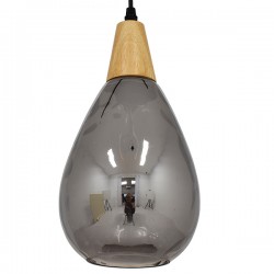 GLOBOSTAR® NOAH 01489 Μοντέρνο Κρεμαστό Φωτιστικό Οροφής με Ντουί 1 x E27 AC 220-240V IP20 - Γκρι & Μπεζ - Μ16 x Π16 x Υ30cm GLOBOSTAR® NOAH 01489 Μοντέρνο Κρεμαστό Φωτιστικό Οροφής με Ντουί 1 x E27 AC 220-240V IP20 - Γκρι & Μπεζ - Μ16 x Π16 x Υ30cm