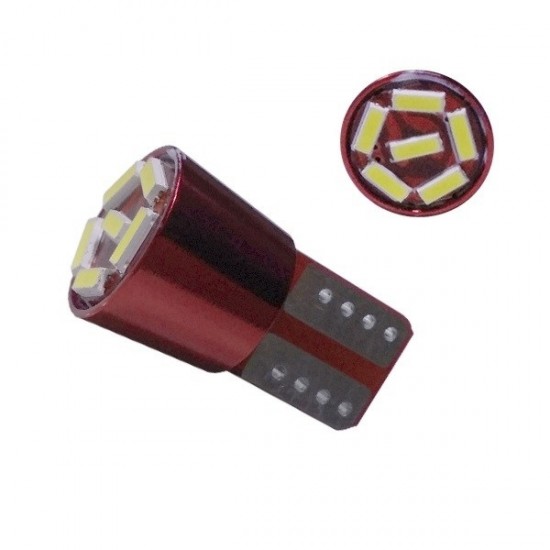 GloboStar® T10 W5W 81107Λαμπτήρας LED T10 6 SMD 4014 Can Bus 2.5W 92lm 120° 92lm DC 12-24V IP20 Ψυχρό Λευκό GloboStar® T10 W5W 81107Λαμπτήρας LED T10 6 SMD 4014 Can Bus 2.5W 92lm 120° 92lm DC 12-24V IP20 Ψυχρό Λευκό