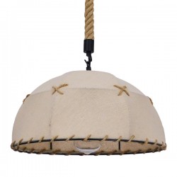 GLOBOSTAR® ANTOINETTE 01028 Vintage Κρεμαστό Φωτιστικό Οροφής με Ντουί 1 x E27 AC 220-240V IP20 - Μπεζ - Μ35 x Π35 x Υ20cm GLOBOSTAR® ANTOINETTE 01028 Vintage Κρεμαστό Φωτιστικό Οροφής με Ντουί 1 x E27 AC 220-240V IP20 - Μπεζ - Μ35 x Π35 x Υ20cm