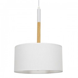 GLOBOSTAR® BRONX 01518 Μοντέρνο Κρεμαστό Φωτιστικό Οροφής με Ντουί 1 x E27 AC 220-240V IP20 - Λευκό - Μ35 x Π35 x Υ50cm GLOBOSTAR® BRONX 01518 Μοντέρνο Κρεμαστό Φωτιστικό Οροφής με Ντουί 1 x E27 AC 220-240V IP20 - Λευκό - Μ35 x Π35 x Υ50cm