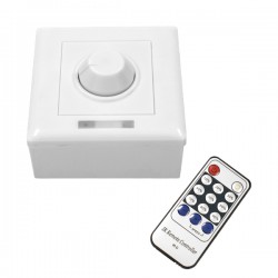 GLOBOSTAR® DIMMERONIA 73371 AC Triac Dimmer Τοίχου με RF Ασύρματο Χειριστήριο με 1 x 1.5A 350W Κανάλι AC 220-240V 1.5A 350W Max IP20 - Μ8.8 x Π5.7 x Υ8.8cm - 2 Χρόνια Εγγύηση GLOBOSTAR® DIMMERONIA 73371 AC Triac Dimmer Τοίχου με RF Ασύρματο Χειριστήριο με 1 x 1.5A 350W Κανάλι AC 220-240V 1.5A 350W Max IP20 - Μ8.8 x Π5.7 x Υ8.8cm - 2 Χρόνια Εγγύηση