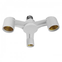 GLOBOSTAR® ADAPTOR 78976 Αντάπτορας/Μετατροπέας από Ντουί E27 σε 3 x E27 IP20 - Μ18 x Π18 x Υ10cm GLOBOSTAR® ADAPTOR 78976 Αντάπτορας/Μετατροπέας από Ντουί E27 σε 3 x E27 IP20 - Μ18 x Π18 x Υ10cm