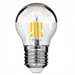 GLOBOSTAR® SPHERE 99102 Λάμπα E27 G45 LED 4W 440lm 320° AC 220-240V IP20 Θερμό Λευκό 2700K Dimmable - Filament Chip - Διάφανο με Ανεστραμμένο Καθρέπτη Νίκελ Χρώμιο - Μ4.5 x Π4.5 x Υ7.7cm - 3 Χρόνια Εγγύηση GLOBOSTAR® SPHERE 99102 Λάμπα E27 G45 LED 4W 440lm 320° AC 220-240V IP20 Θερμό Λευκό 2700K Dimmable - Filament Chip - Διάφανο με Ανεστραμμένο Καθρέπτη Νίκελ Χρώμιο - Μ4.5 x Π4.5 x Υ7.7cm - 3 Χρόνια Εγγύηση