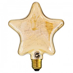 GLOBOSTAR® DECOSTAR 99025 Λάμπα E27 DSC125 LED 2W 150lm 360° AC 220-240V IP20 Ultra Θερμό Λευκό 2200K - Copper String Chip - Μελί - Μ15 x Π6 x Υ18cm - 3 Χρόνια Εγγύηση GLOBOSTAR® DECOSTAR 99025 Λάμπα E27 DSC125 LED 2W 150lm 360° AC 220-240V IP20 Ultra Θερμό Λευκό 2200K - Copper String Chip - Μελί - Μ15 x Π6 x Υ18cm - 3 Χρόνια Εγγύηση
