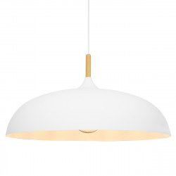 GLOBOSTAR® VALLETE 00837 Μοντέρνο Κρεμαστό Φωτιστικό Οροφής με Ντουί 1 x E27 AC 220-240V IP20 - Λευκό & Μπεζ - Μ60 x Π60 x Υ35cm GLOBOSTAR® VALLETE 00837 Μοντέρνο Κρεμαστό Φωτιστικό Οροφής με Ντουί 1 x E27 AC 220-240V IP20 - Λευκό & Μπεζ - Μ60 x Π60 x Υ35cm