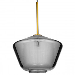GLOBOSTAR® AMARIS 00873 Μοντέρνο Κρεμαστό Φωτιστικό Οροφής με Ντουί 1 x E27 AC 220-240V IP20 - Χρυσό Πλατίνα & Μαύρο Φιμέ - Μ30 x Π30 x Y22cm GLOBOSTAR® AMARIS 00873 Μοντέρνο Κρεμαστό Φωτιστικό Οροφής με Ντουί 1 x E27 AC 220-240V IP20 - Χρυσό Πλατίνα & Μαύρο Φιμέ - Μ30 x Π30 x Y22cm