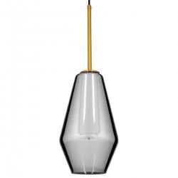 GLOBOSTAR® AMARIS 00874 Μοντέρνο Κρεμαστό Φωτιστικό Οροφής με Ντουί 1 x E27 AC 220-240V IP20 - Χρυσό Πλατίνα & Μαύρο Φιμέ - Μ17 x Π17 x Υ30cm GLOBOSTAR® AMARIS 00874 Μοντέρνο Κρεμαστό Φωτιστικό Οροφής με Ντουί 1 x E27 AC 220-240V IP20 - Χρυσό Πλατίνα & Μαύρο Φιμέ - Μ17 x Π17 x Υ30cm