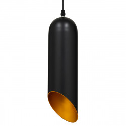 GLOBOSTAR® CARSON 01527 Μοντέρνο Κρεμαστό Φωτιστικό Οροφής με Ντουί 1 x E27 AC 220-240V IP20 - Μαύρο & Χρυσό - Μ10 x Π10 x Υ38cm GLOBOSTAR® CARSON 01527 Μοντέρνο Κρεμαστό Φωτιστικό Οροφής με Ντουί 1 x E27 AC 220-240V IP20 - Μαύρο & Χρυσό - Μ10 x Π10 x Υ38cm