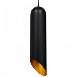 GLOBOSTAR® CARSON 01529 Μοντέρνο Κρεμαστό Φωτιστικό Οροφής με Ντουί 1 x E27 AC 220-240V IP20 - Μαύρο & Χρυσό - Μ15 x Π15 x Υ68cm GLOBOSTAR® CARSON 01529 Μοντέρνο Κρεμαστό Φωτιστικό Οροφής με Ντουί 1 x E27 AC 220-240V IP20 - Μαύρο & Χρυσό - Μ15 x Π15 x Υ68cm