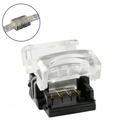 GloboStar® 70723 Αδιάβροχος Ταχυσύνδεσμος Ένωσης IP65 - Strip To Strip Connector για Ένωση 2 x RGB Αδιάβροχες Ταινίες LED Πλάτους 10mm GloboStar® 70723 Αδιάβροχος Ταχυσύνδεσμος Ένωσης IP65 - Strip To Strip Connector για Ένωση 2 x RGB Αδιάβροχες Ταινίες LED Πλάτους 10mm
