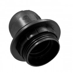 GLOBOSTAR® LAMPHOLDER 78959 Ντουί E27 με Ροδέλα IP20 Μαύρο - Μ5.8 x Π5.8 x Υ5.8cm GLOBOSTAR® LAMPHOLDER 78959 Ντουί E27 με Ροδέλα IP20 Μαύρο - Μ5.8 x Π5.8 x Υ5.8cm