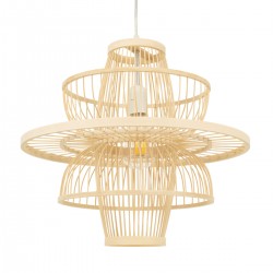 GLOBOSTAR® BALI 00861 Boho Κρεμαστό Φωτιστικό Οροφής με Ντουί 1 x E27 AC 220-240V IP20 - Μπεζ - Μ45 x Π45 x Υ42.5cm GLOBOSTAR® BALI 00861 Boho Κρεμαστό Φωτιστικό Οροφής με Ντουί 1 x E27 AC 220-240V IP20 - Μπεζ - Μ45 x Π45 x Υ42.5cm