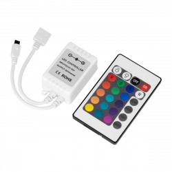 GloboStar® 73403 Ασύρματος LED RGB Controller με Χειριστήριο IR DC 12-24V Max 144W GloboStar® 73403 Ασύρματος LED RGB Controller με Χειριστήριο IR DC 12-24V Max 144W