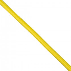 GloboStar® 77606 Στρογγυλό Υφασμάτινο Καλώδιο 1m 2 x 0.75mm² Κίτρινο GloboStar® 77606 Στρογγυλό Υφασμάτινο Καλώδιο 1m 2 x 0.75mm² Κίτρινο