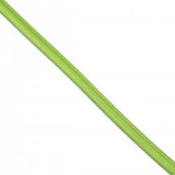 GloboStar® 77607 Στρογγυλό Υφασμάτινο Καλώδιο 1m 2 x 0.75mm² Λαχανί Φωσφορούχο GloboStar® 77607 Στρογγυλό Υφασμάτινο Καλώδιο 1m 2 x 0.75mm² Λαχανί Φωσφορούχο