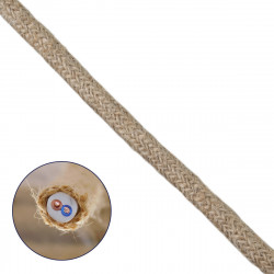 GLOBOSTAR® DECOCABLE 77640 Τριχιά Καλώδιο 2 x 0.75mm² IP20 - Μπεζ - Μ100 x Π0.7 x Υ0.7cm GLOBOSTAR® DECOCABLE 77640 Τριχιά Καλώδιο 2 x 0.75mm² IP20 - Μπεζ - Μ100 x Π0.7 x Υ0.7cm