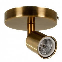GLOBOSTAR® SARA 00846 Μοντέρνο Φωτιστικό Οροφής με Ντουί 1 x E27 AC 220-240V IP20 - Μπρούτζινο & Χρυσό - Μ10 x Π10 x Υ10.3cm GLOBOSTAR® SARA 00846 Μοντέρνο Φωτιστικό Οροφής με Ντουί 1 x E27 AC 220-240V IP20 - Μπρούτζινο & Χρυσό - Μ10 x Π10 x Υ10.3cm