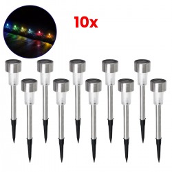 GloboStar® 71522-10 ΣΕΤ 10 Τεμαχίων Αυτόνομα Ηλιακά Φωτιστικά LED SMD 1W 90lm με Ενσωματωμένη Μπαταρία 600mAh - Φωτοβολταϊκό Πάνελ με Αισθητήρα Ημέρας-Νύχτας Αδιάβροχο IP65 Φανάρι Κήπου Στρογγυλό Πολύχρωμο RGB GloboStar® 71522-10 ΣΕΤ 10 Τεμαχίων Αυτόνομα Ηλιακά Φωτιστικά LED SMD 1W 90lm με Ενσωματωμένη Μπαταρία 600mAh - Φωτοβολταϊκό Πάνελ με Αισθητήρα Ημέρας-Νύχτας Αδιάβροχο IP65 Φανάρι Κήπου Στρογγυλό Πολύχρωμο RGB