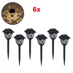GloboStar® 85702 ΣΕΤ 6 Τεμαχίων Αυτόνομα Ηλιακά Φωτιστικά LED SMD 1W 100lm με Ενσωματωμένη Μπαταρία 600mAh - Φωτοβολταϊκό Πάνελ με Αισθητήρα Ημέρας-Νύχτας Αδιάβροχο IP65 Φανάρι Κήπου Τετράγωνο Θερμό Λευκό 3000K GloboStar® 85702 ΣΕΤ 6 Τεμαχίων Αυτόνομα Ηλιακά Φωτιστικά LED SMD 1W 100lm με Ενσωματωμένη Μπαταρία 600mAh - Φωτοβολταϊκό Πάνελ με Αισθητήρα Ημέρας-Νύχτας Αδιάβροχο IP65 Φανάρι Κήπου Τετράγωνο Θερμό Λευκό 3000K