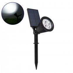 GloboStar® 85710 Μαύρο Προβολάκι Σποτ Κήπου Πλαστικό Καρφωτό LED HIGH POWER 8W 800lm με Ενσωματωμένη Μπαταρία 2200mAh - Φωτοβολταϊκό Πάνελ με Αισθητήρα Ημέρας-Νύχτας Αδιάβροχo IP67 Ψυχρό Λευκό 6000K GloboStar® 85710 Μαύρο Προβολάκι Σποτ Κήπου Πλαστικό Καρφωτό LED HIGH POWER 8W 800lm με Ενσωματωμένη Μπαταρία 2200mAh - Φωτοβολταϊκό Πάνελ με Αισθητήρα Ημέρας-Νύχτας Αδιάβροχo IP67 Ψυχρό Λευκό 6000K